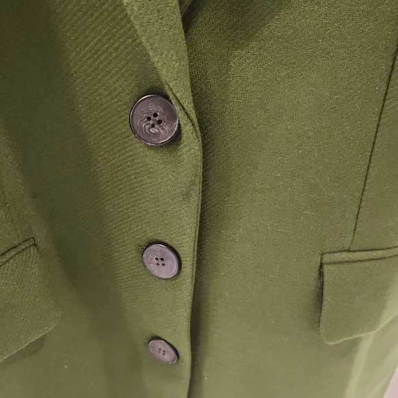 Thakoon Green Single Breasted Wool Coat NWT - Picture 5 of 13